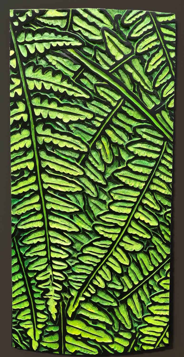Colour Fern Carving